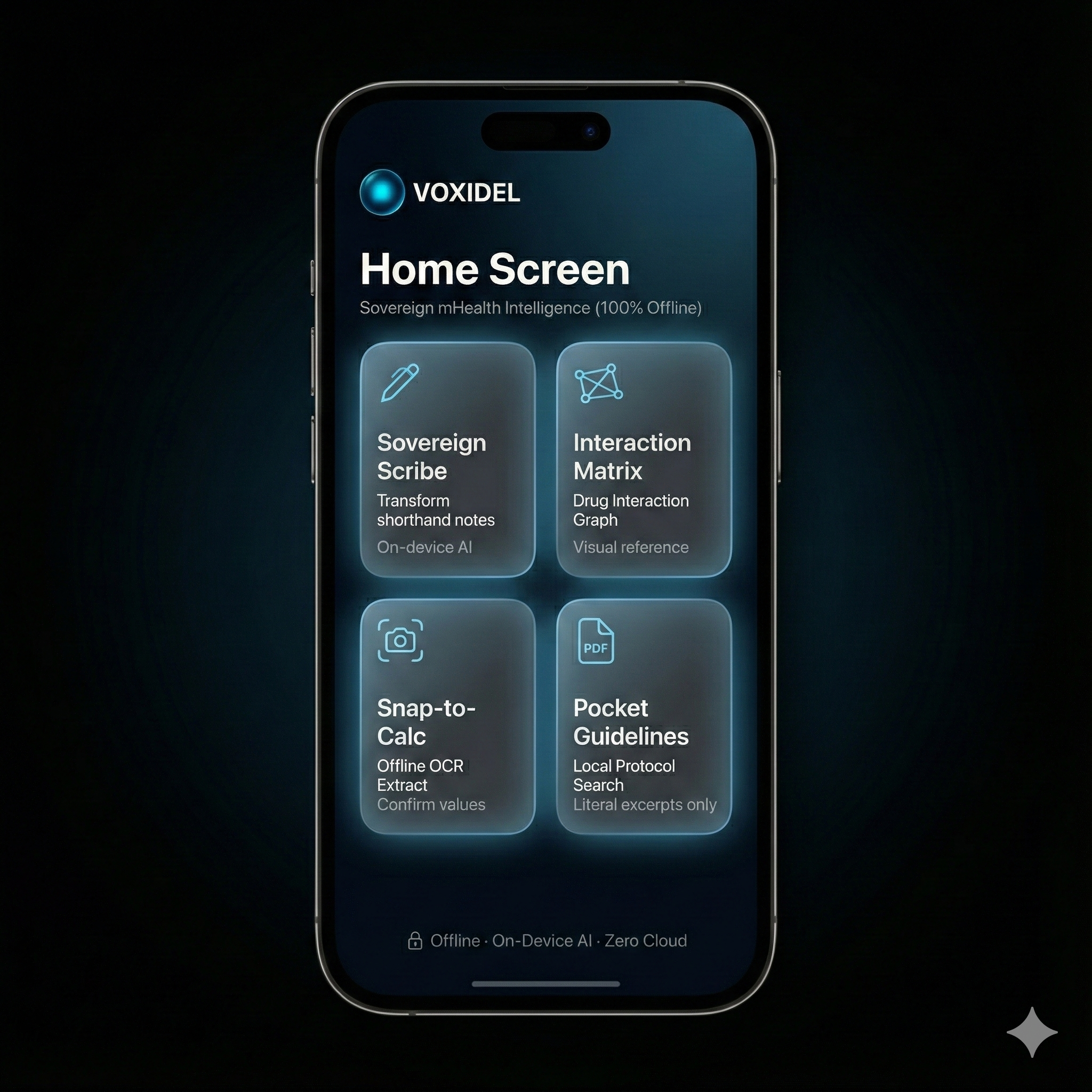 VOXIDEL product interface